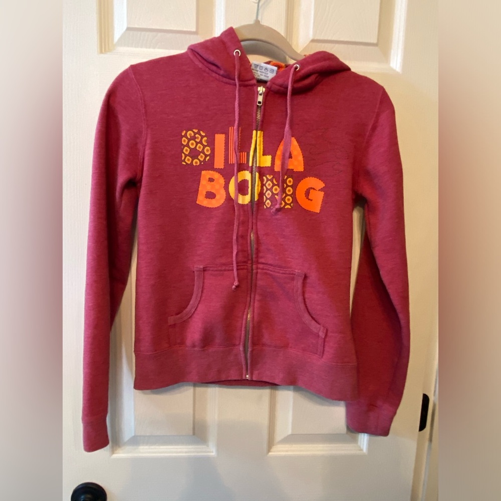 Billabong zip up hoodie
